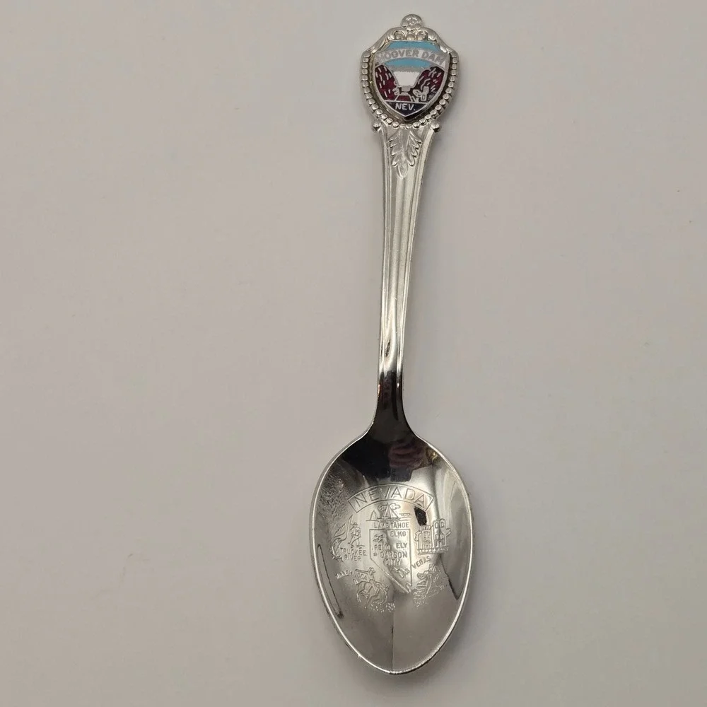 Nevada‎ Hoover Dam Souvenir Spoon Vintage Travel Aesthetic